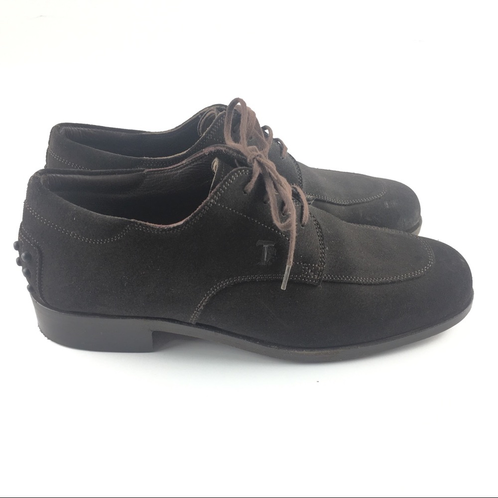 Tod's Womens Suede Lace Up Casual Sneakers - Picture 6 of 8